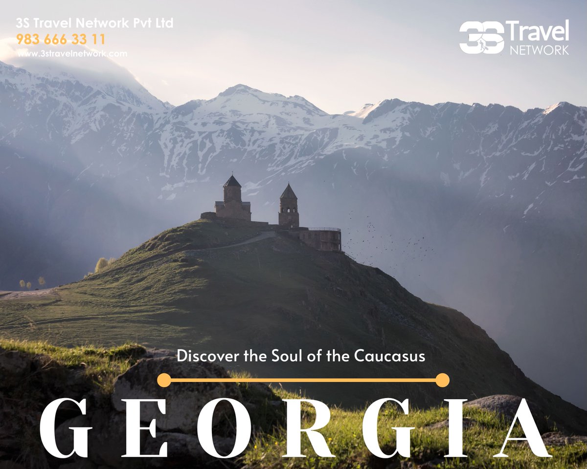 DeVanusadeoliv's tweet photo. Georgia, where ancient culture meets wild beauty. From Tbilisi’s historic streets to Kazbegi’s dramatic peaks, discover timeless traditions, ancient wine, mountain villages, and unforgettable Georgian hospitality. https://t.co/aZ8nd1A2o7