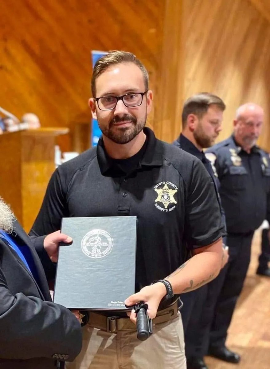 DougWahl1's tweet photo. He shouldn't have been allowed to resign. He should have been fired and prosecuted.

This is former police officer Hunter Foster. He's the guy that shot 1- year old Kohen Wiley- when he fired into a vehicle because the mother was accused of stealing diapers.

Today Foster turned in his resignation.

Is that enough for you?