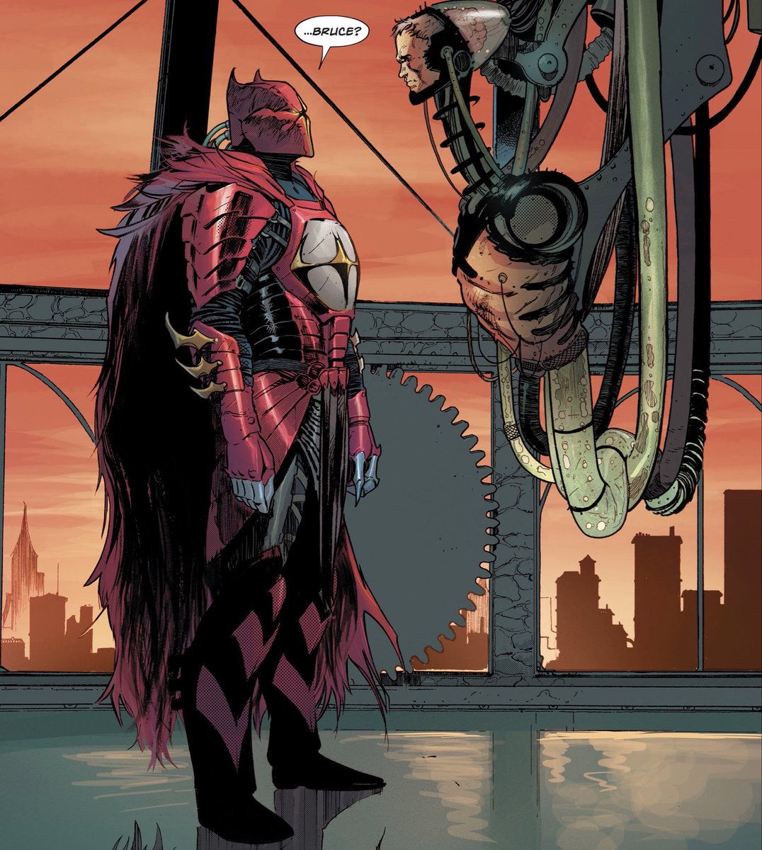 HellOfVenom's tweet photo. Story is ass, but the Dark Mutltiverse Azrael Batman suit is fucking awesome. https://t.co/H0YkIzgI11