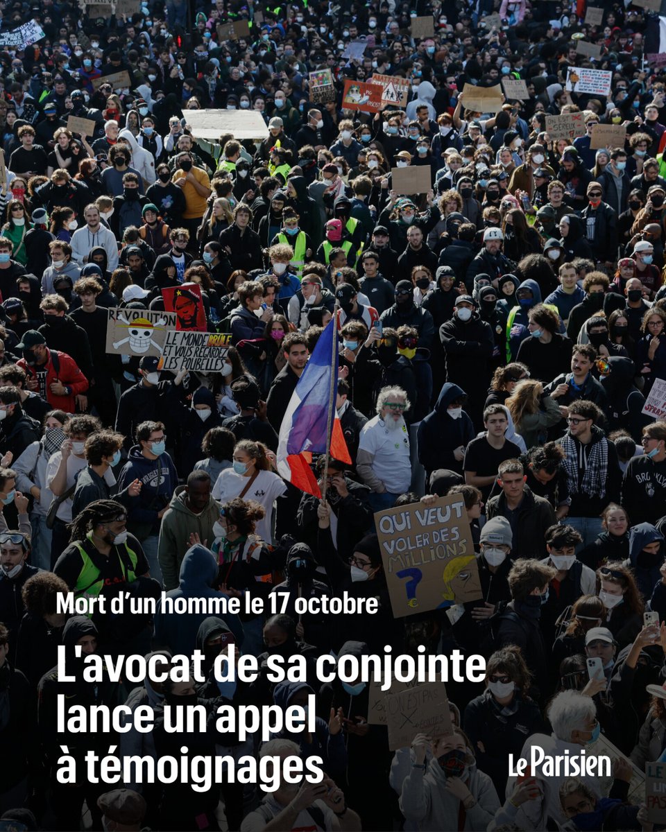 le_Parisien's tweet photo. L’avocat de la famille de Christophe M., mort le 17 octobre à Paris, prépare une plainte devant l’IGPN pour «violences volontaires ayant entraîné la mort»

Un appel à témoins a été lancé pour éclaircir les causes du décès
➡️ https://t.co/oTRhLBBkqf https://t.co/6efrh8Dbr6