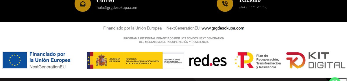 Sistema_161's tweet photo. Si entras a la web de esta empresa dedicada a los desahucios te encuentras que recibe financiación de los fondos Next Generation. https://t.co/ZdH5zJVQDc