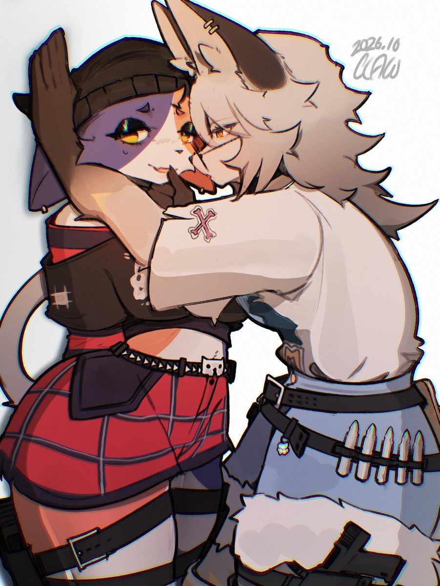 Flawssle's tweet photo. Wolfie and Meowskulls from Fortnite. https://t.co/czMr0ST0Y4