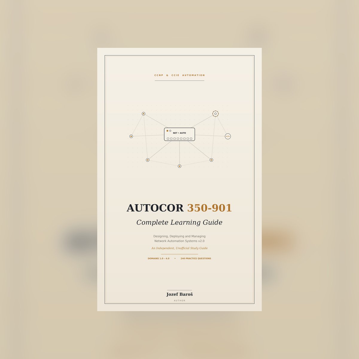 leanpub's tweet photo. AUTOCOR 350-901 Complete Learning Guide by Jozef Baros is on sale on Leanpub! Its suggested price is $15.00; get it for $8.39 with this coupon: https://t.co/TOZgIYXm2w  #networking https://t.co/LJET5XgoIY
