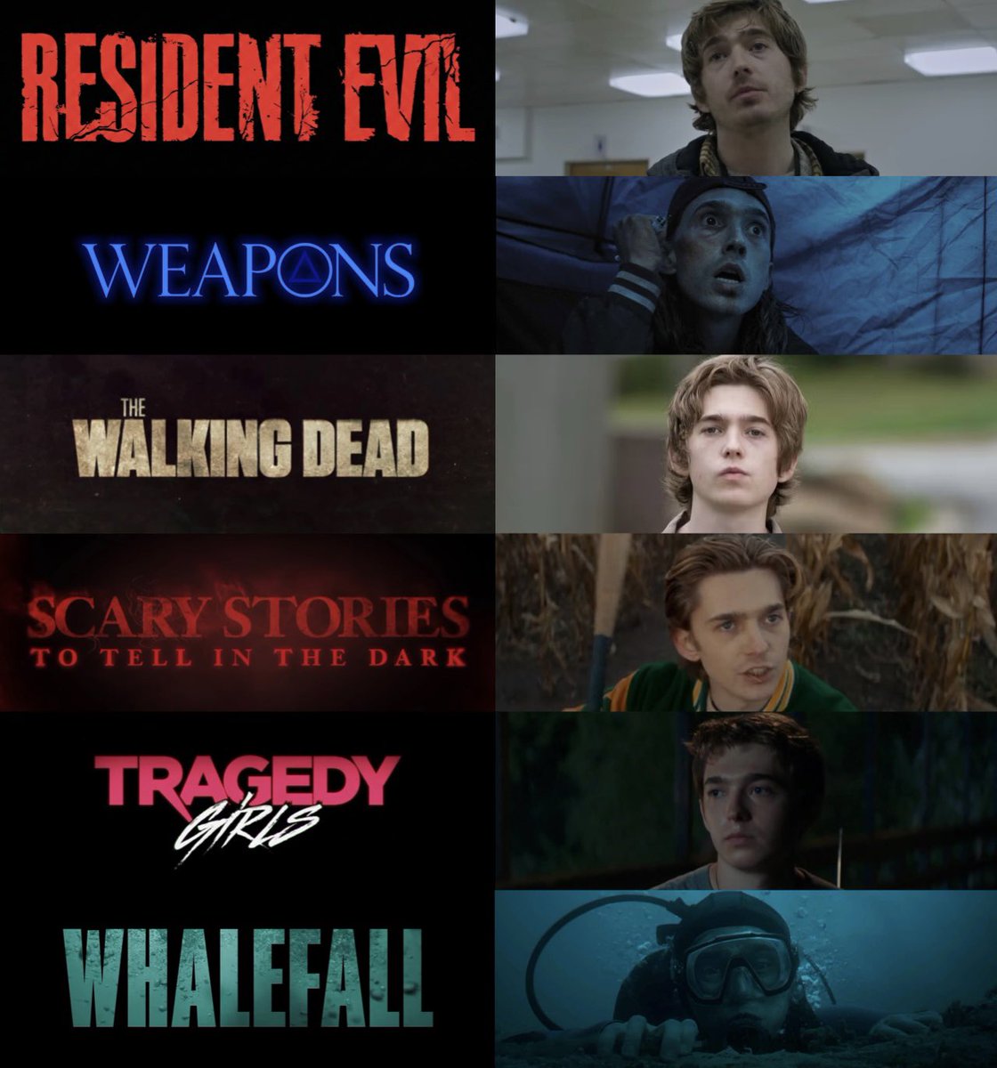 sillierdeadite's tweet photo. austin abrams in horror https://t.co/VIl4gCXeXG