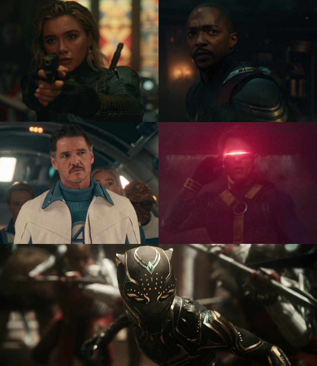 marvel_updat3s's tweet photo. The main teams in ‘AVENGERS: DOOMSDAY’:

• New Avengers: Yelena Belova, Bucky Barnes, Sentry, Ghost, U.S. Agent and Red Guardian

• Avengers: Captain America, Thor, Shang-Chi, Falcon, Ant-Man and Steve Rogers

• X-Men: Cyclops, Mystique, Nightcrawler, Beast, Professor X, Magneto and Gambit

• Fantastic Four: Reed Richards, Sue Storm, Johnny Storm and The Thing

• Wakandans and Talokanils: Black Panther, M’Baku, Namor, Namora and Attuma