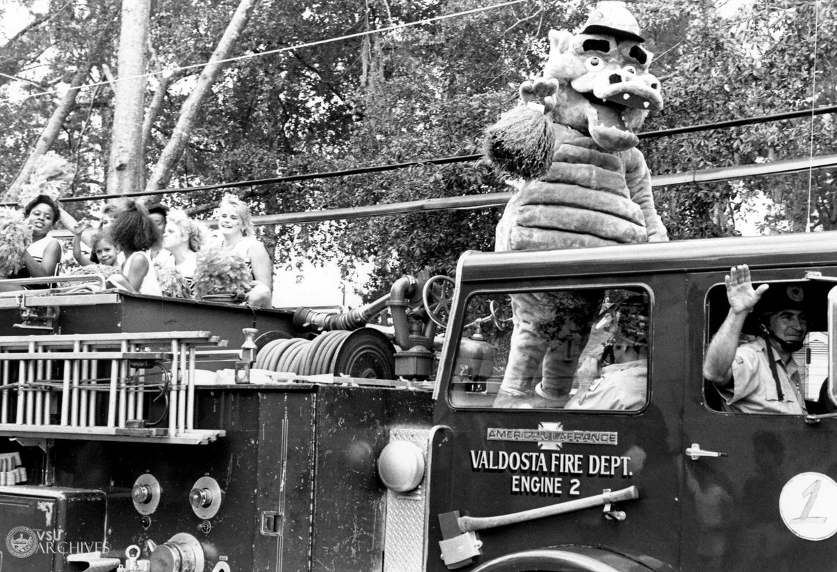 valdostastate's tweet photo. We're gassing up the time machine and going to revisit some past homecoming memories! #VState #BlazerNation 🔥 https://t.co/AEECzAKSb3