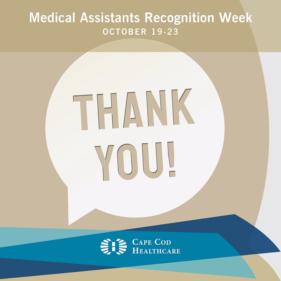CapeCodHealth's tweet photo. They’re often the first friendly faces patients see! Happy Medical Assistants Recognition Week (Oct. 19-23) to our Cape Cod Healthcare team. Thank you for your kindness, professionalism and compassionate care! 💙

#MedicalAssistantsWeek #ThankYou #CapeCodHealthcare https://t.co/nYyEEqgzLU