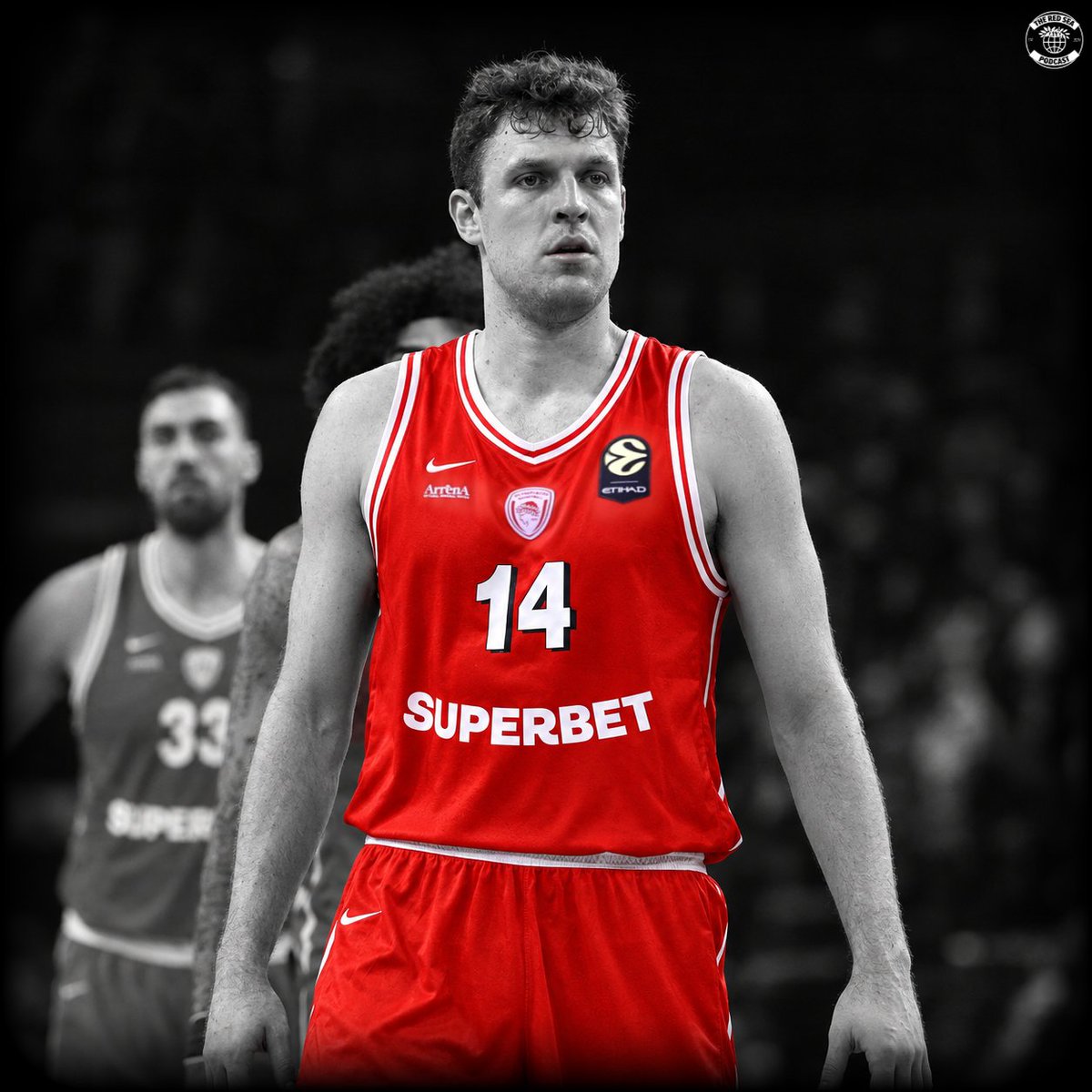 RedSeaPodcast's tweet photo. ⭐ | He'll score it when it matters.
@SashaVezenkov 🫡❤️
#OlympiacosBC #EuroLeague #OLYFBT #gate7 #Vezenkov #ολυμπιακος https://t.co/4y40OtQE25