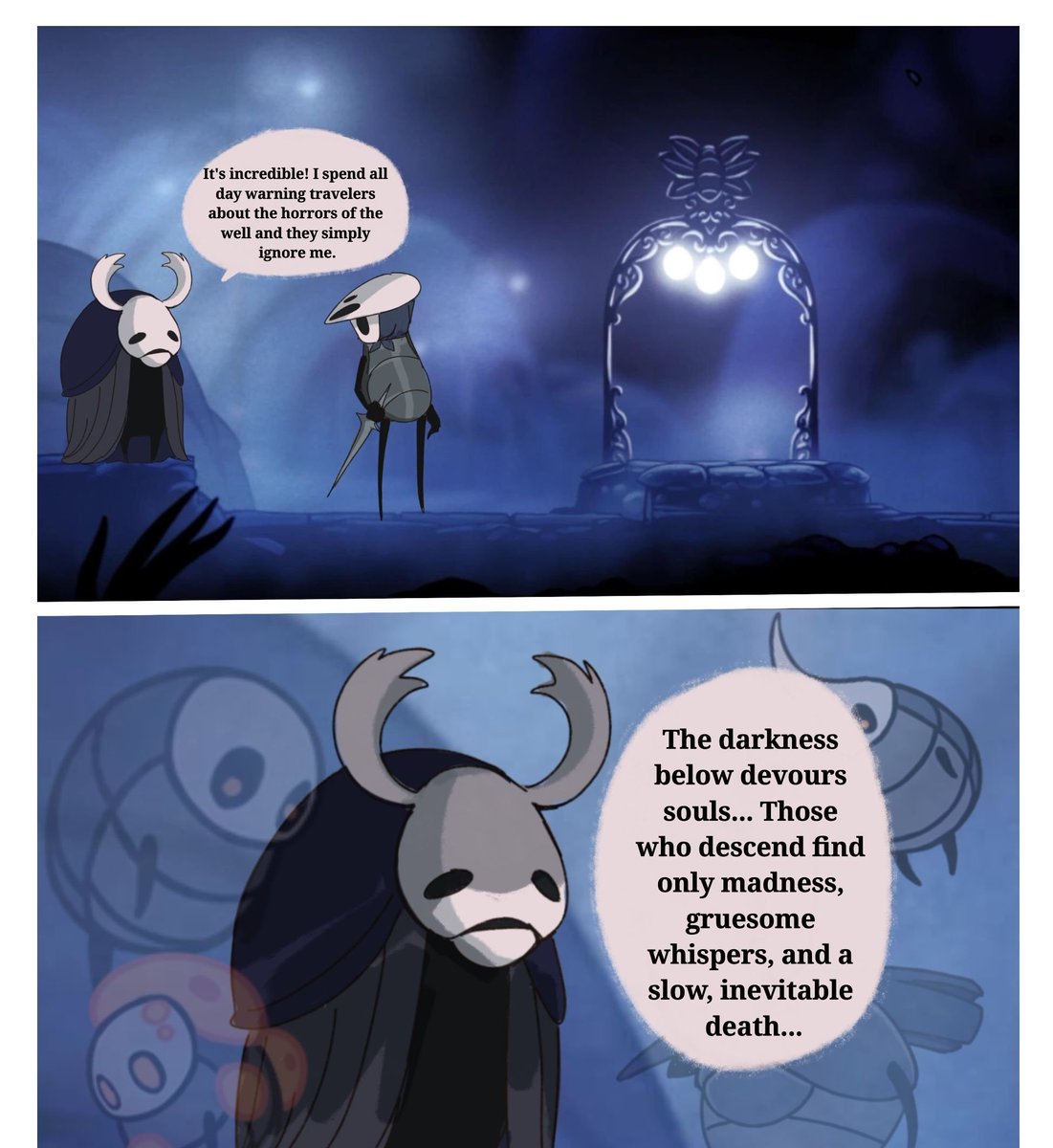 Gisesoft's tweet photo. Elder bug 🗿
#hollowknight https://t.co/hZFysxVuRy