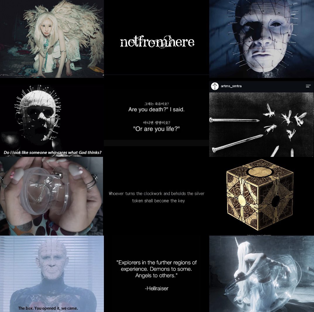 arrtms's tweet photo. artms + clive barker’s hellraiser https://t.co/Lwm4DUQON2