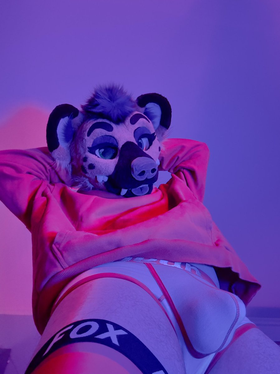 TWolfenson's tweet photo. You don’t ask, I did
#fursuit #FursuitFriday #furry #hyena https://t.co/foLa5COn00