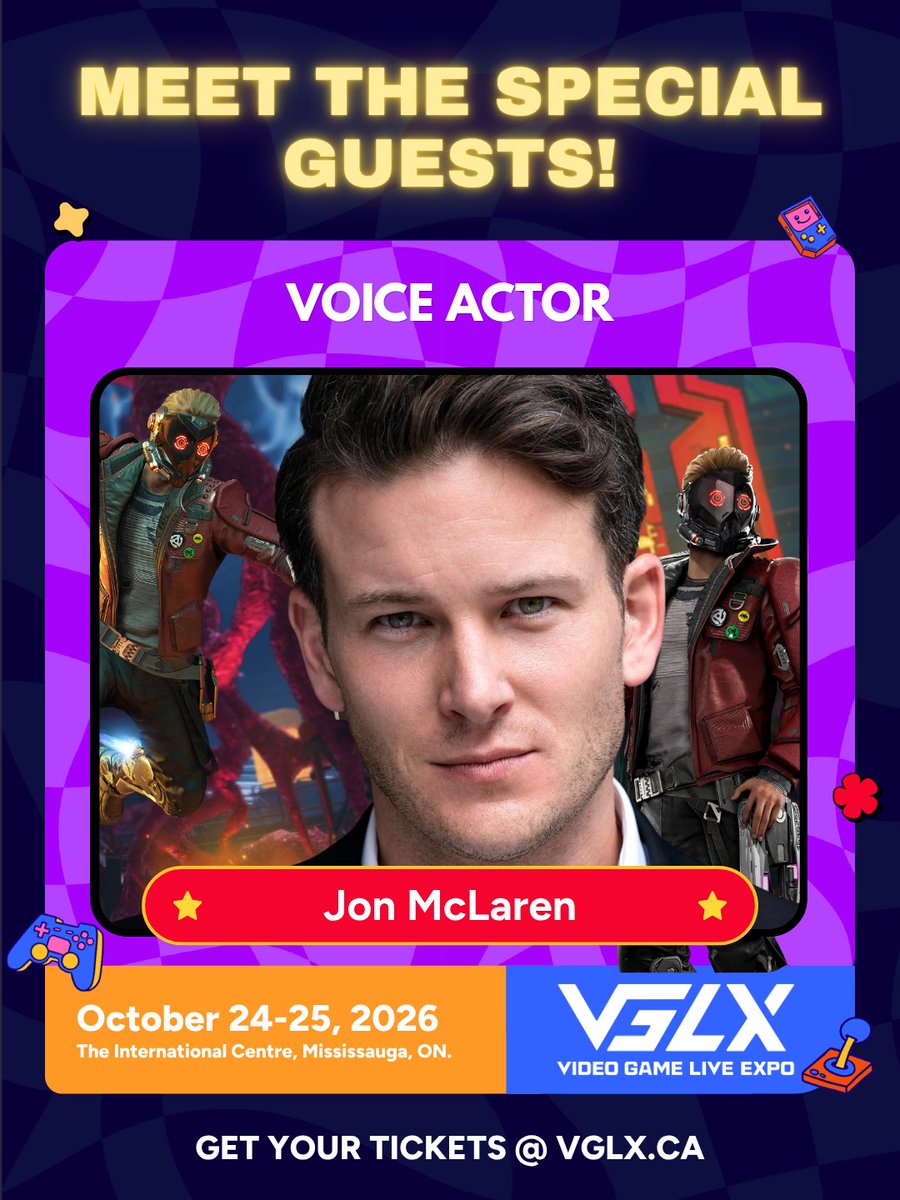 vglx_official's tweet photo. Meet the voices behind some of your favourite characters!

Craig Burnatowski, Jon McLaren and Damon Papadopoulos are joining us at VGLX this weekend!

#VGLX26 | October 24–25 | The International Centre in Mississauga.

https://t.co/A3hYLhq9a3 

#VoiceActors https://t.co/8caROn9but