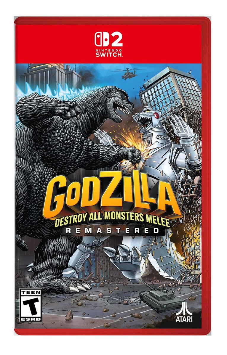 NinWire's tweet photo. Godzilla: Destroy All Monsters Melee Remastered is $39.99 and comes fully on cart! That's how you do it! Drops in two weeks. (#ad) https://t.co/cv6Ni4THpG https://t.co/uU1NJBDsU0