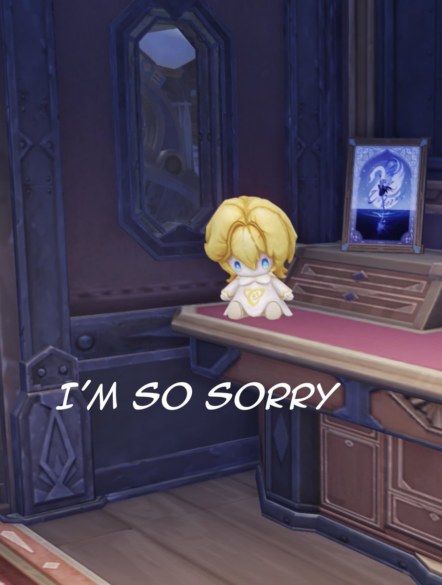 Luc_Arcane's tweet photo. I wanted to create something in the “i’m so sorry” trend… It isn’t connected with childhood but I think it suits. (Well Ikhor is kind of child XD ) https://t.co/M6KLkkvbpy