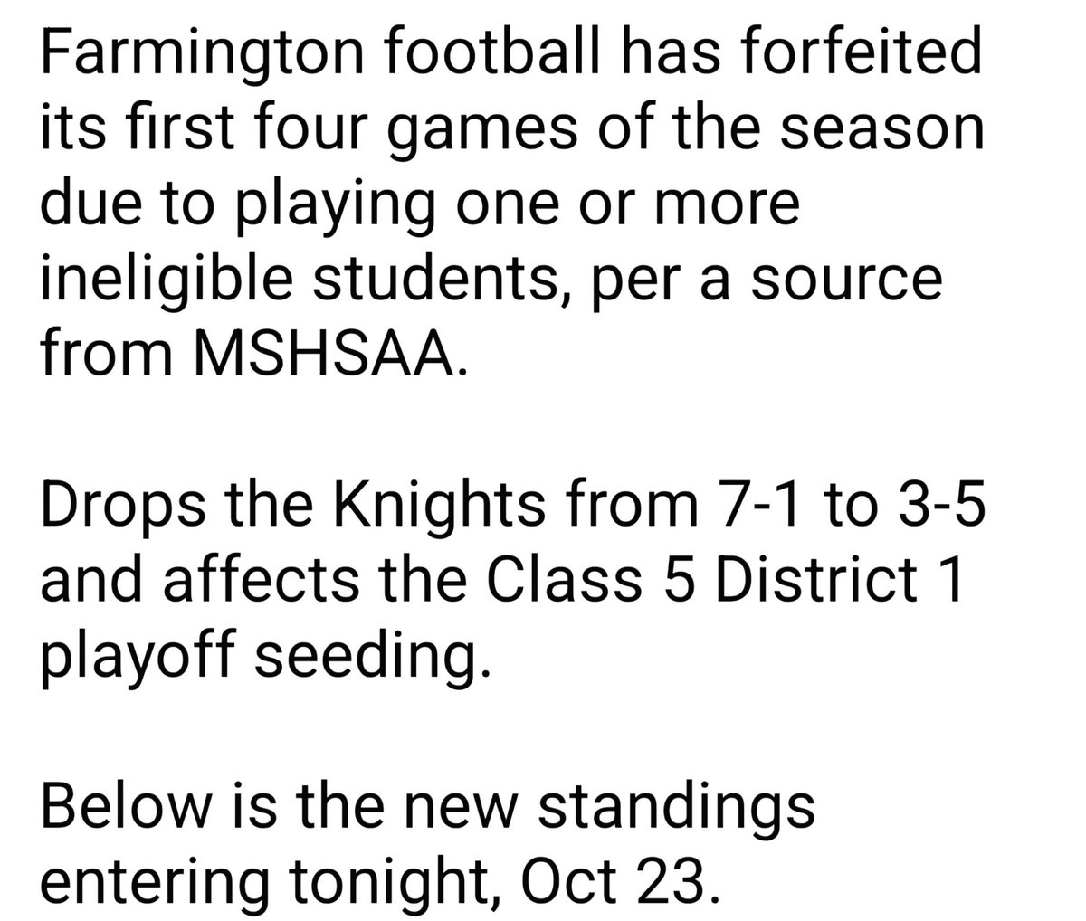LiveStreamSTL's tweet photo. BRREAKING NEWS OUT OF FARMINGTON HS! https://t.co/ODfCPGdBUL