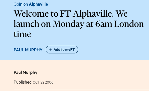 SamRo's tweet photo. Happy 20th Bday @FTAlphaville ! https://t.co/kTnJAM1UQA