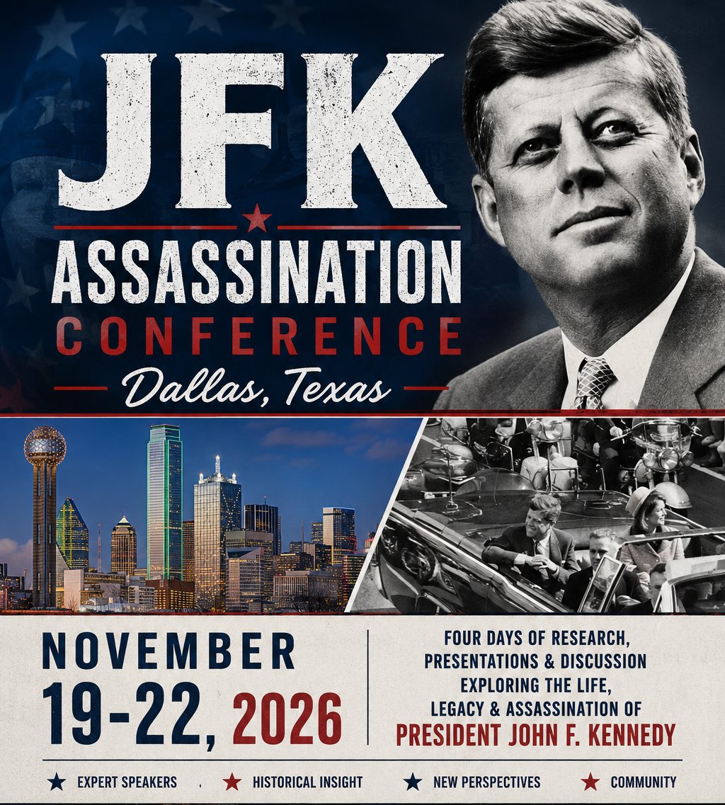 Judyth's tweet photo. I have disputed James Files' claim to be JFK's sh00ter on the Grassy Knoll because he described Lee as being with him for extended periods of time, 5 days in a row, doing atypical things that Lee would have disclosed to me. But I didn't take into account that Files may have interacted with an impersonator. An impersonator ran into the Texas Theatre without paying for a ticket, some 15 minutes after Lee was seen inside buying popcorn from witness Butch Burroughs, the theater's manager. The impersonator as arrested in in balcony area by police and taken out the back exit, as observed by Burroughs and another witness. Indeed, Burroughs thought it was the same Lee to whom he sold the popcorn. This is vital information. 
  James Files could have been fooled. Burroughs was. I will be speaking on Sat Nov 21 at the JFK Historical Group's JFK Conference about this and other incidents involving the framing of Lee Harvey Oswald for a crime he did not commit. I knew Lee personally. Intimately. He was incapable of such an act. If you knew what I know, you would call him a patriot, a brave man, betrayed by his own government. Innocent. 
   For the first time, I have to reconsider James Files' claims. The other contender, Roscoe white, AKA "Mandarin," also qualifies as a sh00ter.  Everything needs to be re-examined now. I'll tell you the results of  my research on Saturday, at noon, on Nov. 21, at the JFK Conference in Dallas. You are invited. Go to https://t.co/UT2EbR5xeq for tickets. No other conference can match this one. I ran it for 9 years.  You'll get the truth here. And I'd love to meet you.
