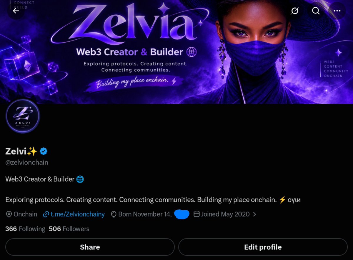 zelvionchain's tweet photo. POV: X finally released my blue tick 🔵

Bullish on my own existence. 🫡📈
Wallet connected, aura restored, CT knows we’re so back. 🤝💎 https://t.co/TtAmwAleNG