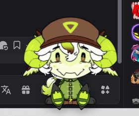 roseytine's tweet photo. Made a Venomshank ver of that bug clicker thingy! I LOVE HERRRRR https://t.co/ETvb7QytQ2