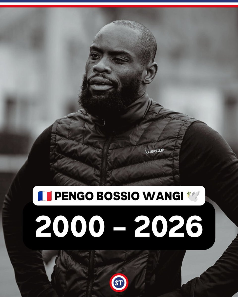 sportricolore's tweet photo. 🇫🇷 Combattant français de MMA, Pengo Bossio Wangi nous a quittés à l'âge de 26 ans suite à l’attentat terroriste de Trappes 🕊️

Le sport français et le MMA en deuil.

Pensées pour la famille et les proches. https://t.co/uj0b1VlGBQ