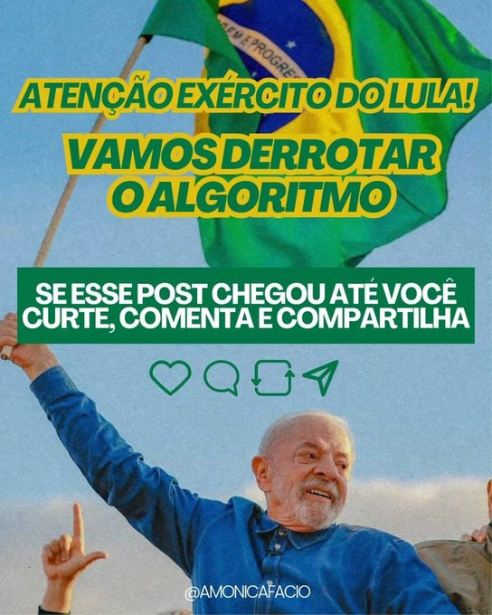 edusilvafogo's tweet photo. #Somos10MilhoesPorLula 
#HojeTemShowDoLula da Silva 13 https://t.co/iY5nIZ4WFc
