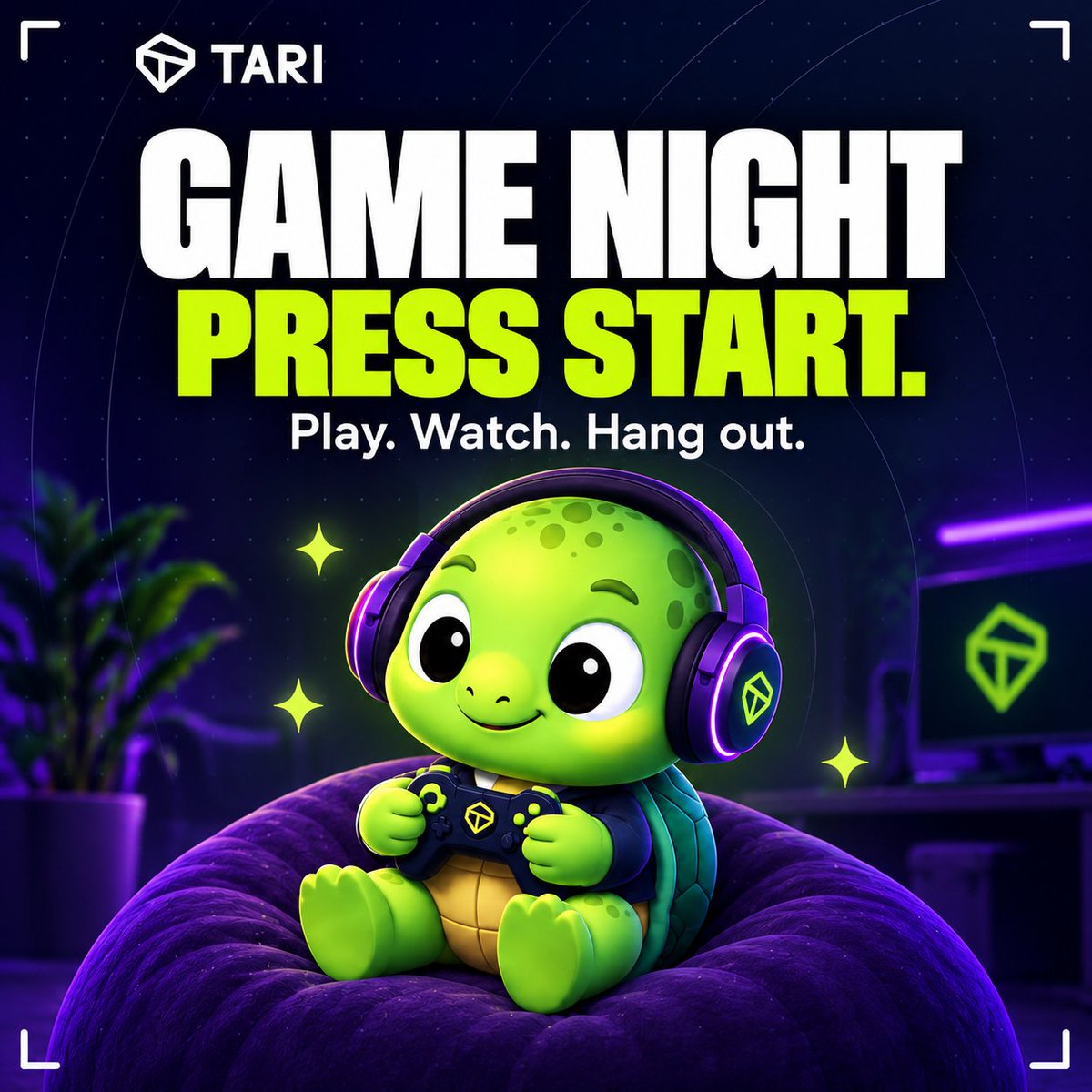 tari's tweet photo. Tari Game Night is hitting the racetrack. 🏁
Sonic Racing: CrossWorlds won our Game Night poll!
Sunday, Oct 25 · 6 p.m. ET / 22:00 UTC
Join the race or hang out with the Tari pit crew in Discord. 💜🐢
https://t.co/qeS77HENCl https://t.co/8LW44mViF1