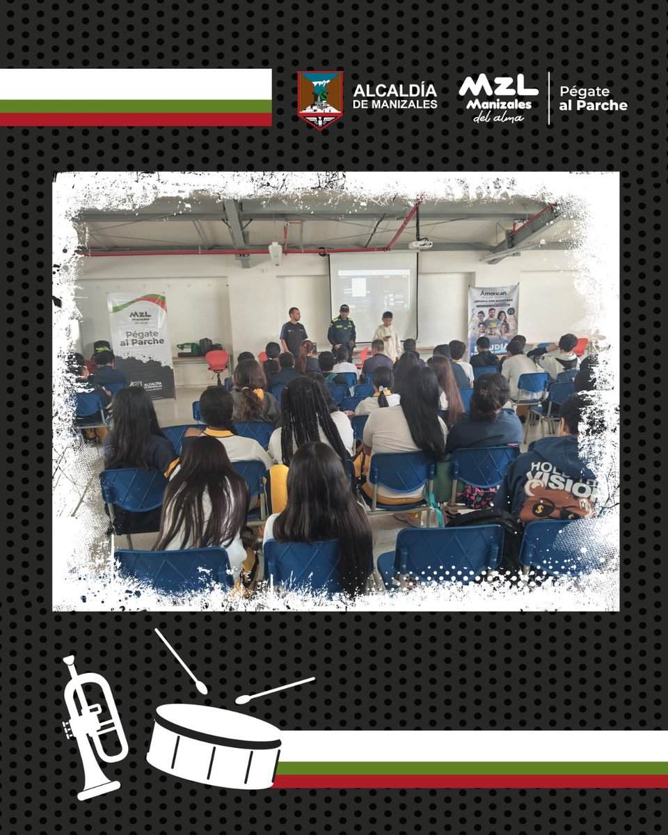 CiudadManizales's tweet photo. ‘Pégate al Parche’ fortalece acciones de prevención frente al consumo de sustancias psicoactivas.

Más información aquí:👇https://t.co/tTew2atXKg https://t.co/e33akp7hIy