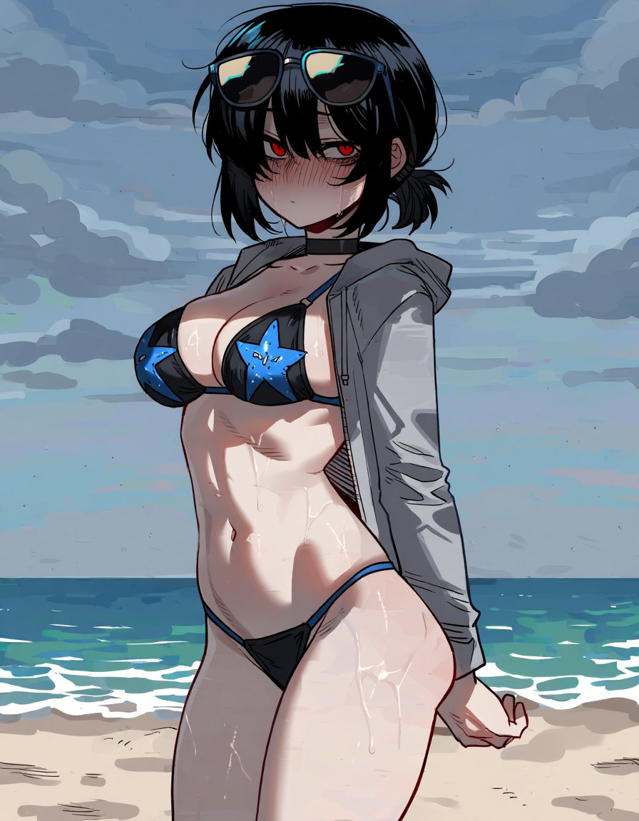 Ero_Melanie's tweet photo. Actually, I despise the sun and going outside… but Min looks way too good in a bikini to care 🖤☀️ https://t.co/AcwQ6mcSc2