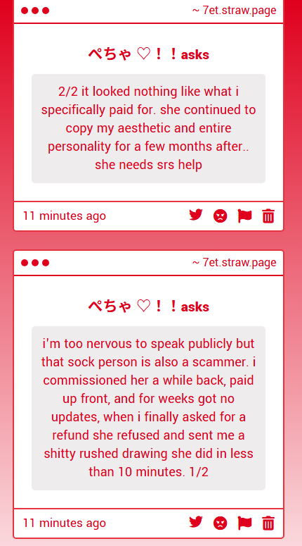 tetalyse's tweet photo. the fact that atleast 6 different people have come out to me about their experience with @/socks4brains is telling, this is not an isolated incident, im sorry anon that this happened to you too https://t.co/Qz40swRmia