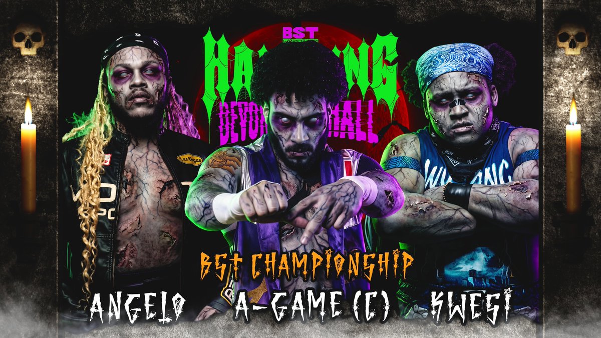 Scott44Mitchell's tweet photo. Joseph Alexander (@JosephAgame) on his upcoming BST Championship (@bstwrestling_) defense against Die-Spora running mates, Angelo Carter (@angelocartertv) and Kwesi Asante (@TheKwesiAsante):

“Sometimes brothers fight. It is what it is. I’ve tried to avoid it. Let the record show, I just wanted to stop doing cheating and nefarious tactics. I was leaning away from it. I was having a lot more fun having these good back-and-forth matches. They didn’t really take to that well. Then, it just caused this ripple effect; I think that became uncontrollable. Then I got injured, and things just went left. So, now we’re here. This is the point. Angelo went down a little bit of a path. We’ll see how that turns out on Halloween. Kwesi is the number one contender.  I said, let’s just settle this. I know Kwesi wasn’t happy with it, but I’m the champion. What are you going to tell me, no? You can’t. At this point, it is what it is. At this point, it is what it is. Angelo just dropped a promo. Slightly concerning. Slightly concerning. But I’m sure I’ll have a response in the next few days. A lot of travel and a lot of stuff on my mind, but I’m sure I’ll definitely have something to say to Angelo Carter soon. Real soon.”

@pwponderings 

https://t.co/6f1wwYX482