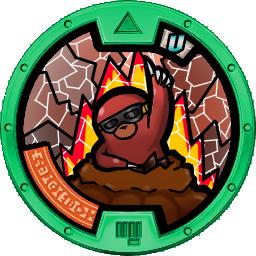 TheGoopyBloopy's tweet photo. Yokai medal art I did a while back. 

(@/PlushShooter did the medal itself for the goku snartle go follow them)

#YoKaiWatch https://t.co/VlWJNSo4Zb