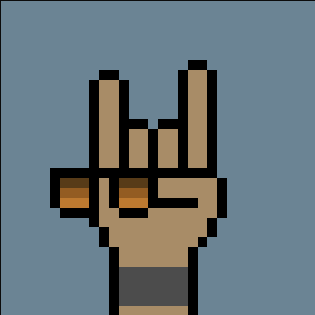 BackPunks's tweet photo. @ruuted @cryptopunks His proud achievement is not giving a f and visiting a local rock band jam session https://t.co/JyKpCY6awI