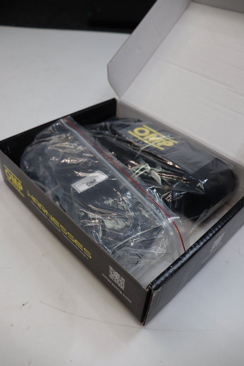 GSMPerformance's tweet photo. From the box to the belts: a closer look at the OMP First 3-inch six-point harness in our showroom photos. Black, 2025-dated set. https://t.co/vapeW6xfU4 #OMP #Motorsport https://t.co/OUBX8aLqP7