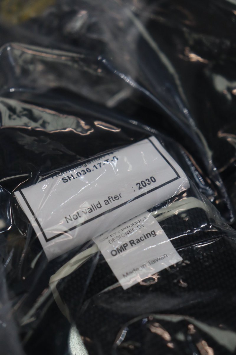 GSMPerformance's tweet photo. From the box to the belts: a closer look at the OMP First 3-inch six-point harness in our showroom photos. Black, 2025-dated set. https://t.co/vapeW6xfU4 #OMP #Motorsport https://t.co/OUBX8aLqP7