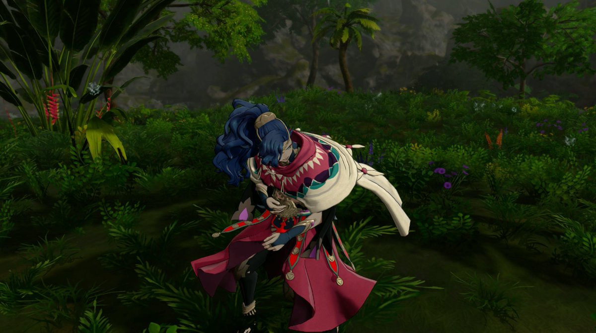 excelblem's tweet photo. was trying to get part 1 leda killed for a thumbnail but she never does the roll death animation that everyone else does, she always does the "I'm retreating" pose

Why has nobody else observed this?  Is Part 1 so easy that people never get a main character death game over? https://t.co/0OPpmuP63M