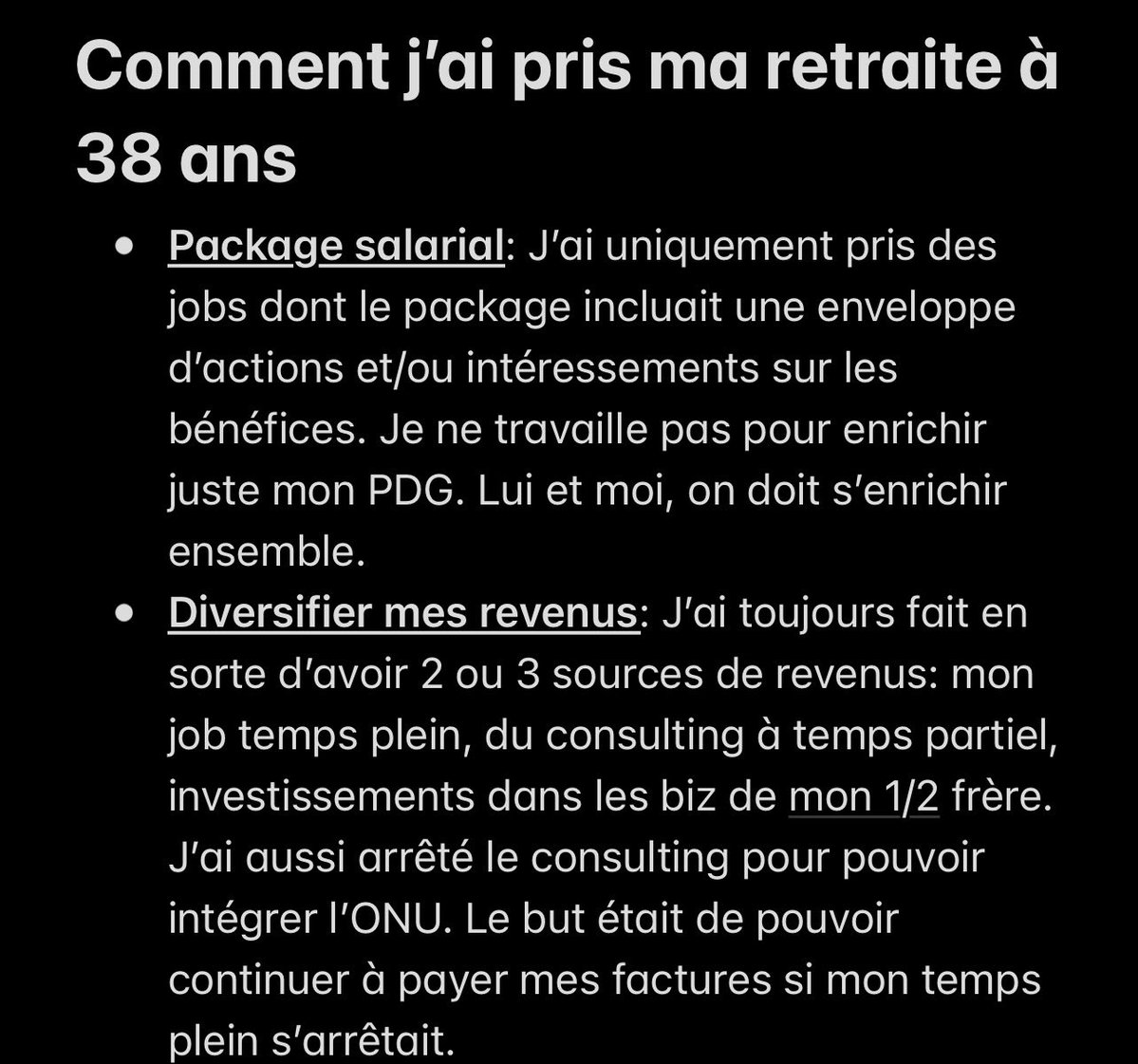 Lookin_Exotic's tweet photo. Il y a qq mois g participé au podcast @OtherStoriesPo pour parler de mon parcours pro. La question qu’on me pose le + c comment j’ai fait pour arrêter de travailler aussi jeune. Voici mes notes et j’espère qu’elles vous aideront 🫶🏾
#carrière #finances
https://t.co/iHK5UlLkpK https://t.co/JNkwh643G8