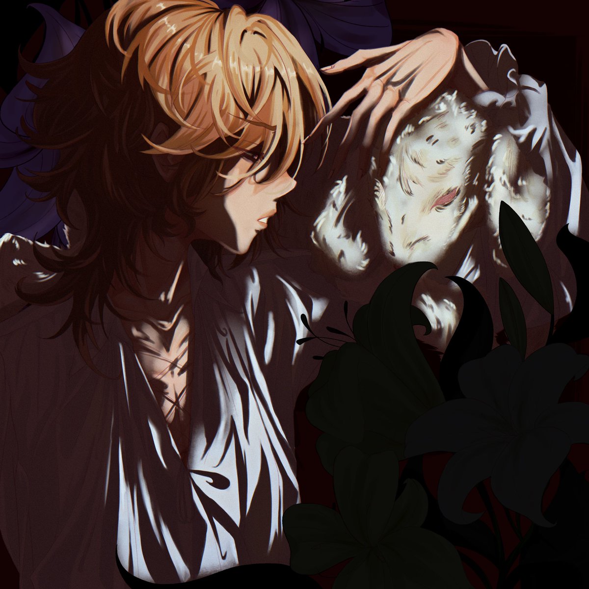 nymbee_'s tweet photo. lamb to the slaughter

golden you tragic character

#fnafhs #fhs https://t.co/JwDV7sZUHp