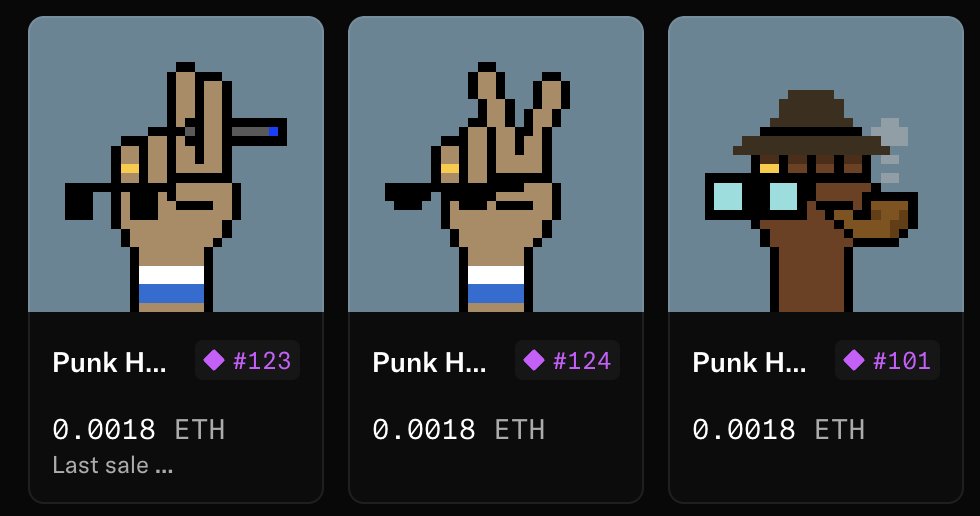 BackPunks's tweet photo. GN

4-traits Punk Hands are chill https://t.co/hpd0rm2l5n