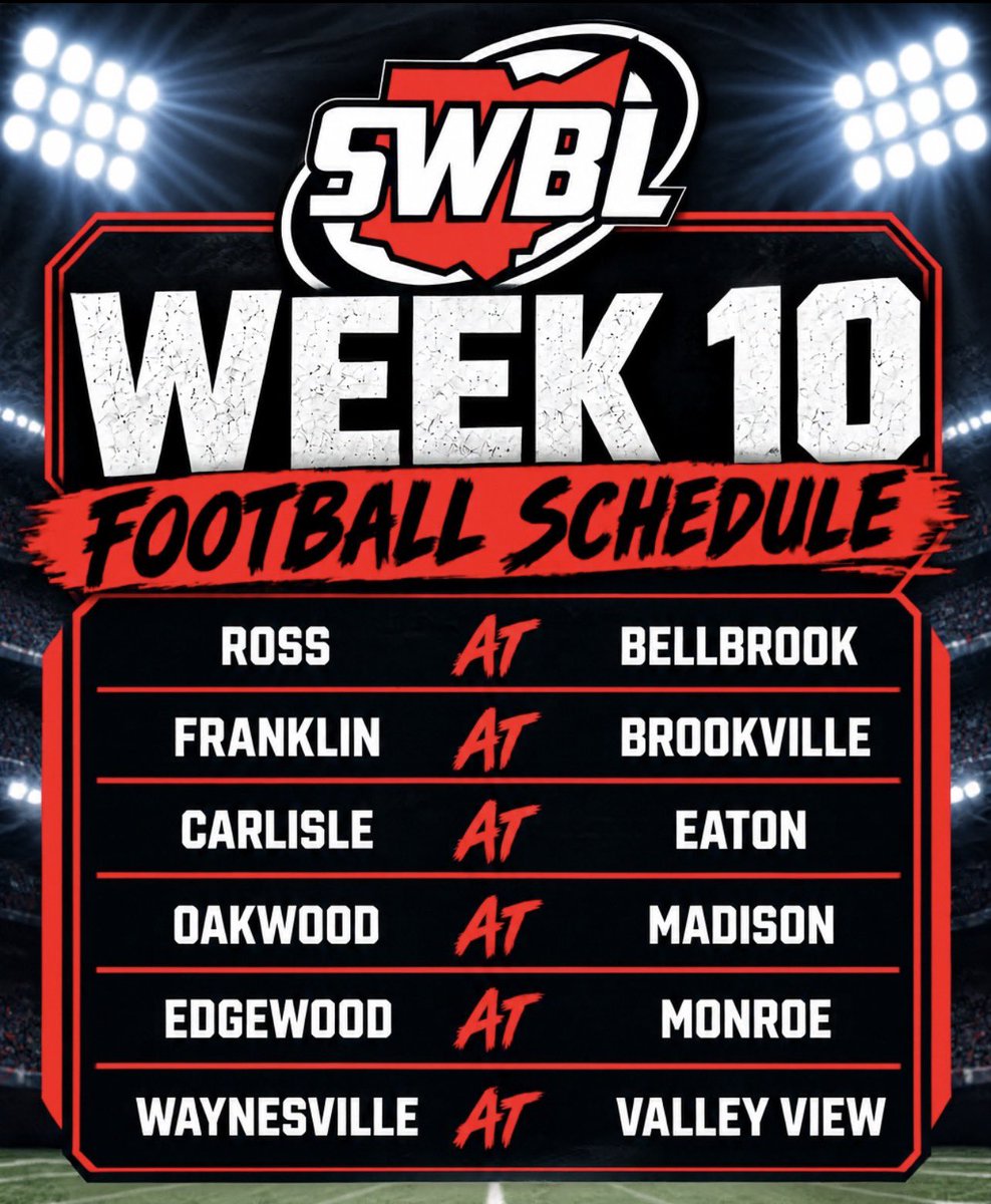 SWBLSPORTS's tweet photo. 🏈 Welcome to Week 10! Where are you headed?! https://t.co/DFvhHOgJ1j