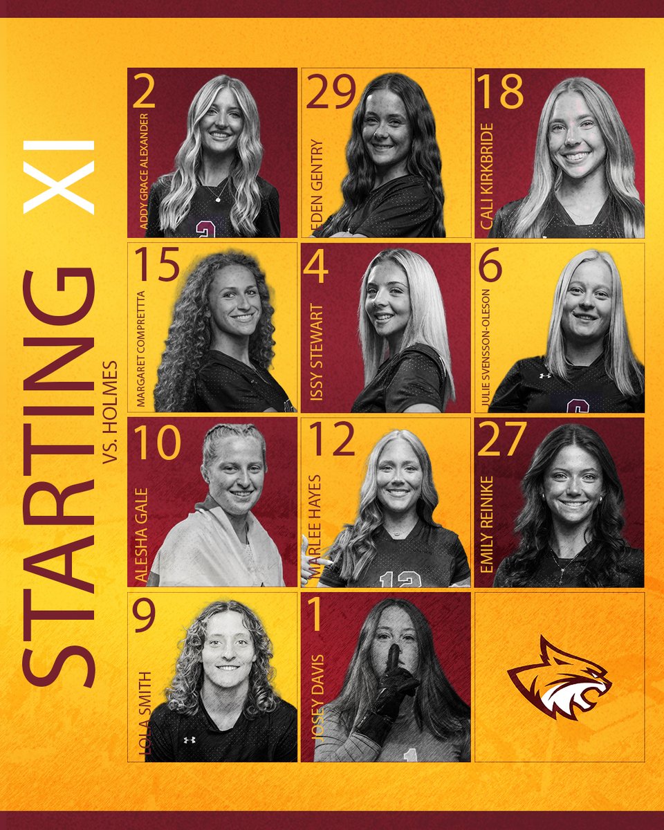 PRCCAthletics's tweet photo. We're underway against Gulf Coast! Here's our starting XI!

#RRR🐾 https://t.co/MEXK2oN1jA