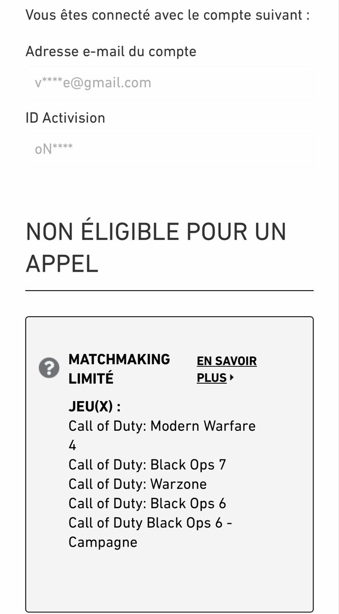 oNogue66's tweet photo. @ATVIAssist  @Activision @ActivisionFR @CallofDuty 
HELP ME PLS 🙏🏻 https://t.co/iw4BqwPppW
