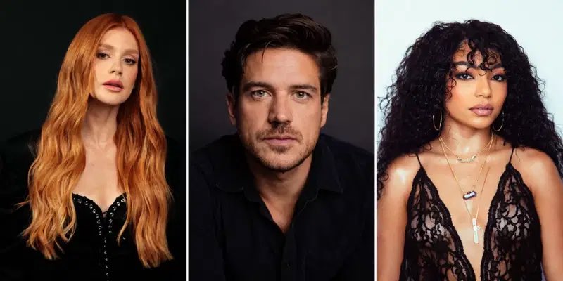 AnyGabriellyNE's tweet photo. ATRIZ! O Prime Video anunciou nesta sexta (23) o elenco oficial e o início das gravações de "Obsessão", nova série de ficção brasileira Original Prime. A produção é protagonizada por Marina Ruy Barbosa, Marco Pigossi e Any Gabrielly.

Any Gabrielly dá vida a Violeta, uma jovem impulsiva e corajosa que também trabalha com o Secret Velvet, mas esconde a profissão de sua família. Tentando superar um evento doloroso de seu passado, ela se alia a Miguel na perigosa investigação para descobrir o paradeiro de Lorena.