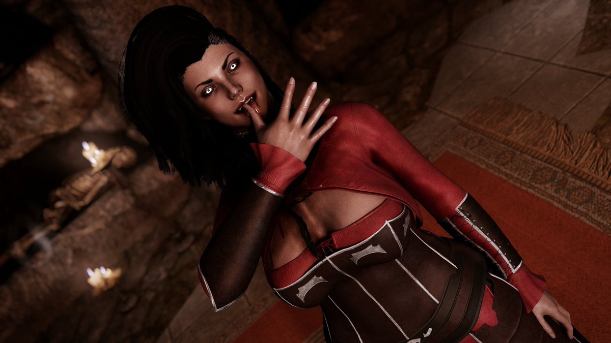 Daftbunny69's tweet photo. #skyrimse #skyrim #tesv #mods #screenshot #vampire https://t.co/D7GXHIkqs6