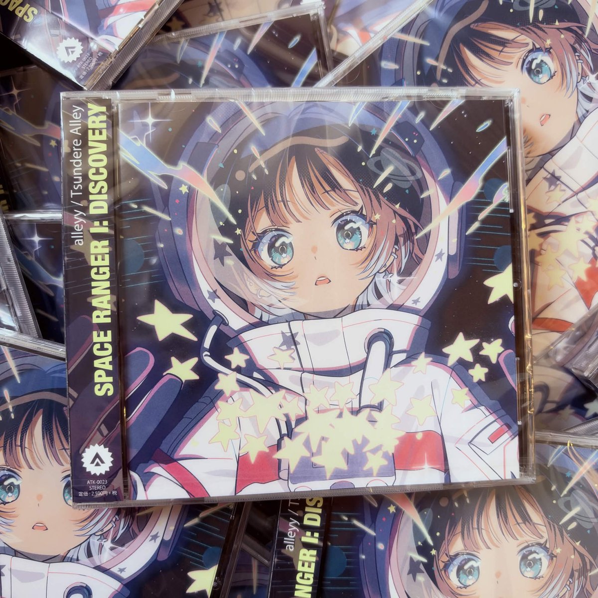 whysotsunalley's tweet photo. ✨ANNOUNCEMENT✨

For the 1 year anniversary of SPACE RANGER. SURPRISE! WE HAVE CDs!

If you are at #M3秋2026 this year make sure to come by:
📍 Booth: H-07b

The CDs will include 2 extra tracks. The very first demo of On The Wind and a teaser for the future! :} https://t.co/dzeNv85I5g