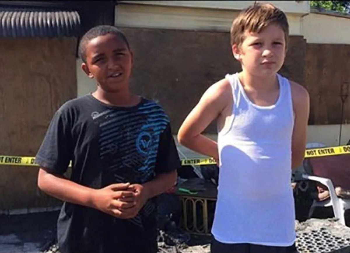 DOGEQEEN's tweet photo. Two babies were trapped inside a burning home as thick smoke filled the rooms.

The people who rushed to help were just 10 and 11 years old.

Isiah Francis and Jeremiah Grimes were nearby when they realized young children were still inside. They called 911, but with the fire spreading, they knew they couldn’t just stand there and wait.

Isiah went inside through the smoke while Jeremiah helped from outside. Even though he could barely see and was afraid of getting burned, Isiah kept searching until he found a 1-year-old boy and an 8-month-old baby and got them both out safely.

Firefighters arrived shortly after and rescued two other children from the home.

Isiah and Jeremiah were just kids themselves, but when two babies needed help, they acted.

Their names are Isiah Francis and Jeremiah Grimes, and they both deserve recognition for what they did that day.