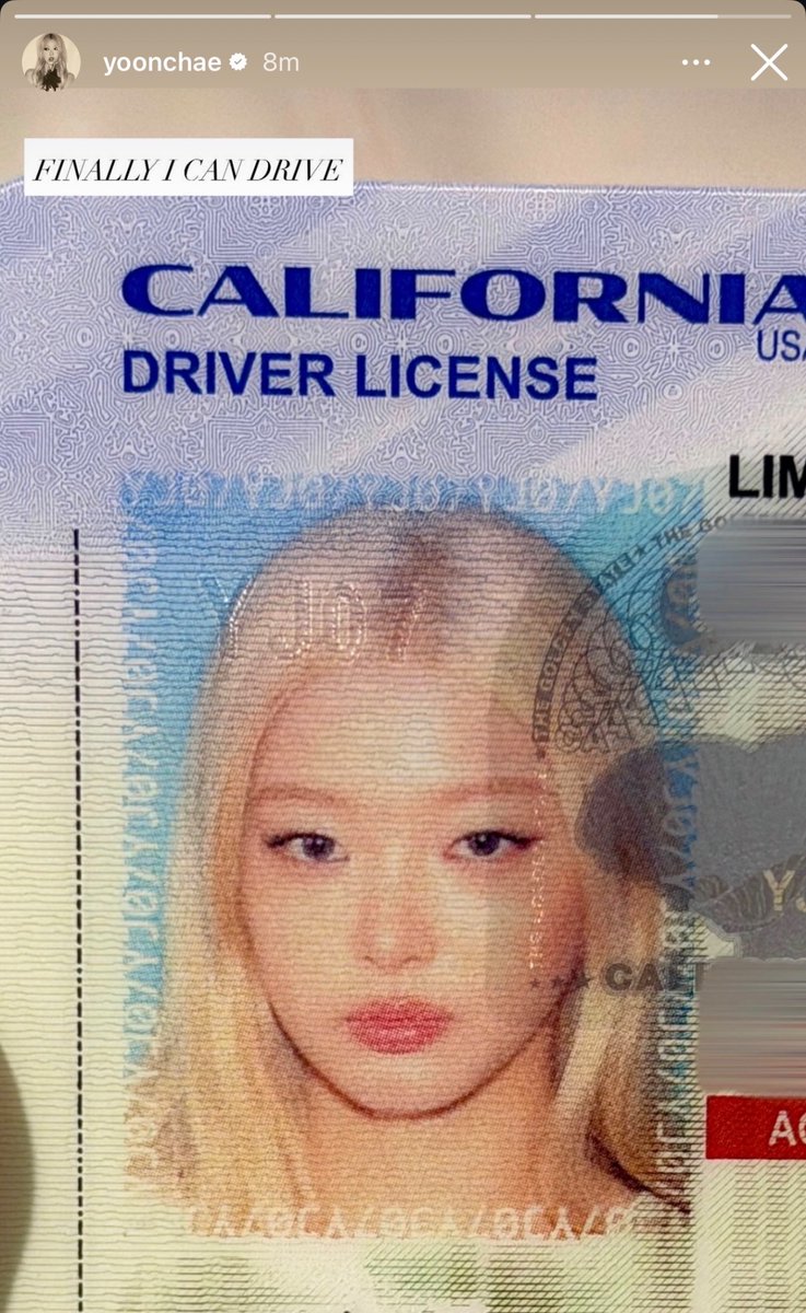NewsKatseye's tweet photo. Yoonchae is a driver!! She announced a while back but she just now shared a picture of her license’ passport photo. 

#KATSEYE @katseyeworld https://t.co/ScYdlckUZn