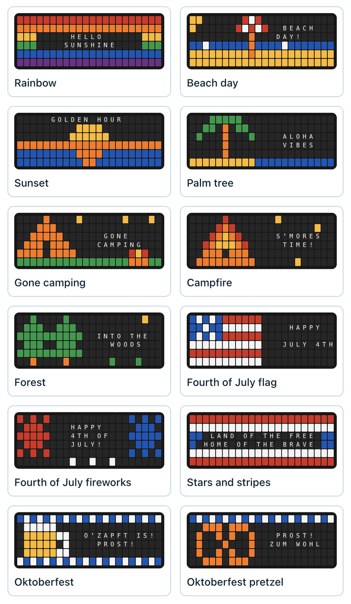 cramforce's tweet photo. Most unsurprising finding: AI is great at @vestaboard drawings https://t.co/pIS6exkt6q