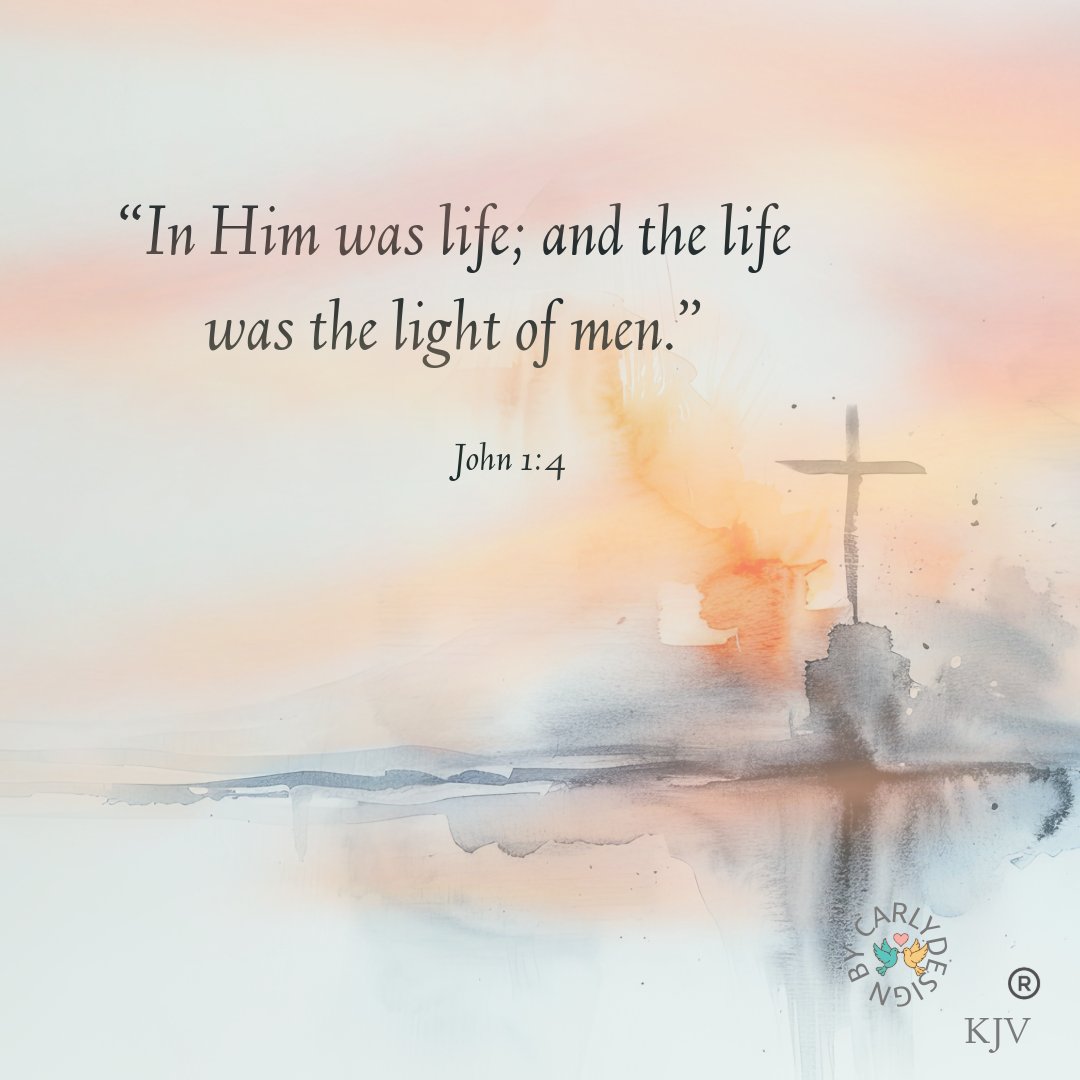 Just_Carly_'s tweet photo. Good night, friends.
Have a blessed and peaceful evening. 🙏🕊️

“In Him was life; and the life was the light of men.”

John 1:4 (KJV) 👑 https://t.co/L5IEKc0jPf