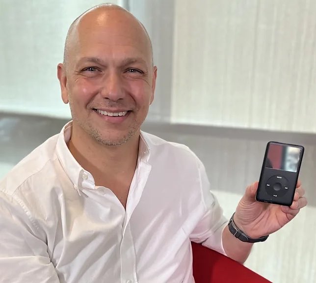 ClassicII_MrMac's tweet photo. Tony Fadell is known as the “Father of the iPod”

He had spent years trying to build up a small digital music startup called Fuse. 

But by 2001 his company was out of money.

By stroke of luck, while on vacation in January 2001, he revived a phone call by no other than Jon Rubinstein!

Apple wanted his help building a new mp3 player.

He accepted a 6 week consulting roll within Apple and got to work. 

In that time, he built 3 prototypes which lead up to a big presentation directly to Steve Jobs.

He pitched the iPod using styrofoam blocks & fishing weights to simulate its physical weight and feel

Jobs immediately rejected the first two larger hard drive or bulky options…

Fadell then pulled a hidden 3rd prototype from his coat and handed it to Steve.

The 3rd version was a perfect balance of shape and size. Jobs picked up the weighted block, turned it over in his hands to feel its weight and form factor, thought about it for a moment and said:

“Let's do this"

A month later Tony was officially hired by Apple and named Senior Director of the iPod & Special Projects engineering group.

The rest was history.