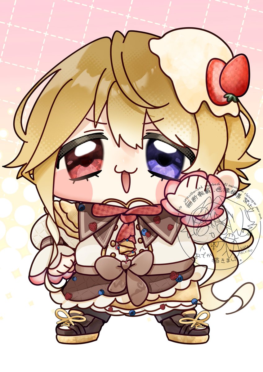 _Xi310's tweet photo. 📣お仕事📣
果糖 クレプス(@Kato_kurepusu)のSDイラスト担当させていただきました！！！！！！！！🥳🥳🥳
ご依頼ありがとうございましたー！！！

#イラスト
#有償依頼 https://t.co/Pqu8fIYmEx